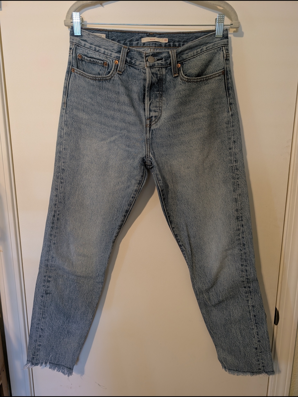 Levi's Light Wash Straight-Leg Jeans